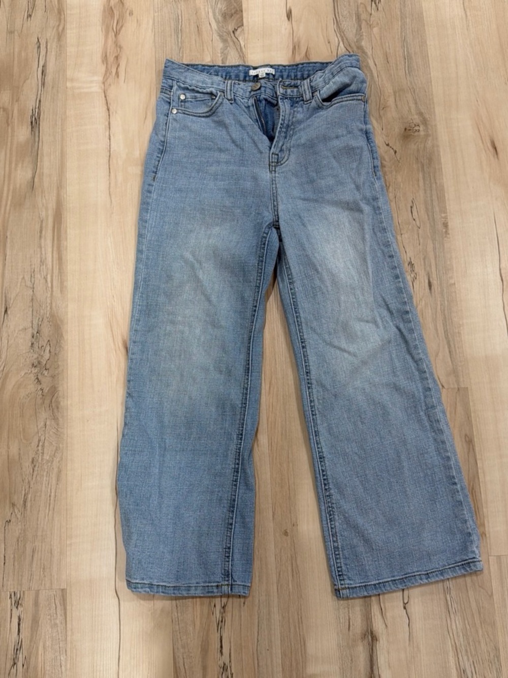 Copper Key Light Blue Wide-Leg Jeans